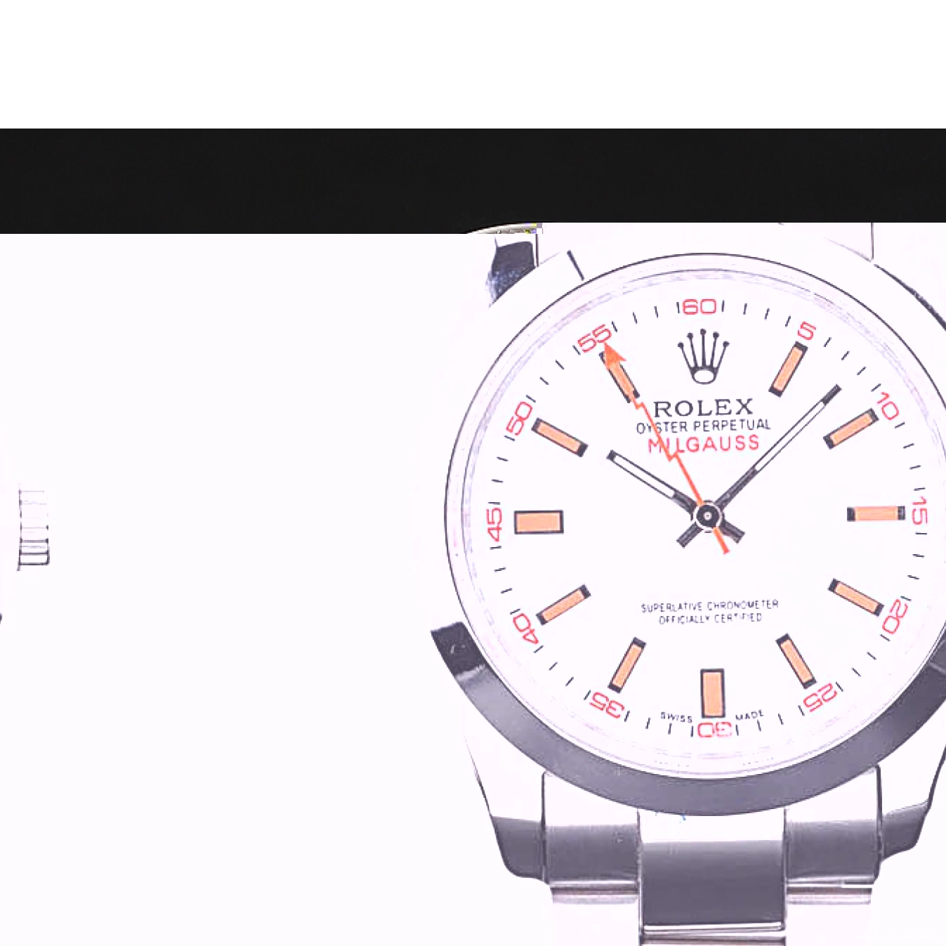 Aaa replica watch Stainless 1453967 White Day-Date Bracelet Rolex Case Steel Diamond Swiss Dial 0804